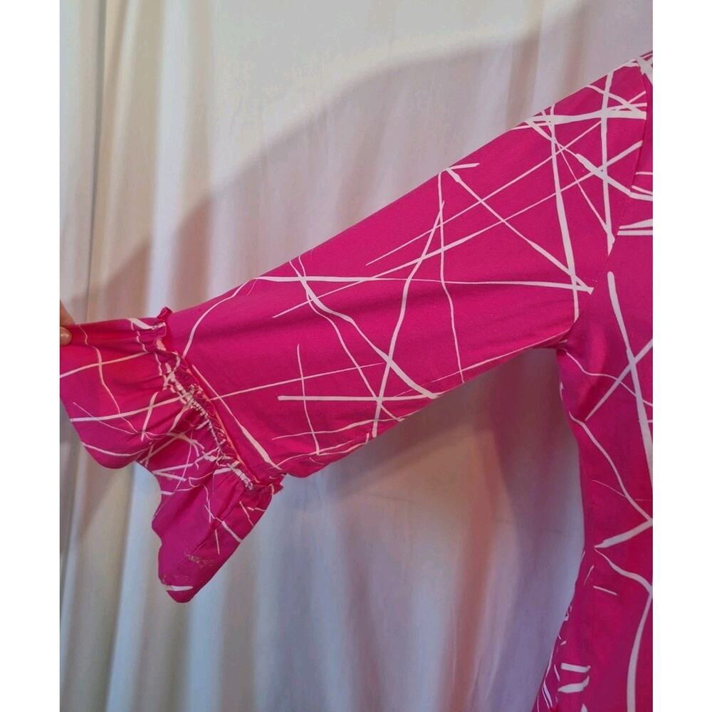 Sheridan French Pink Cotton Mini Dress Large - Picture 4 of 10